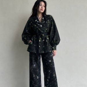 SPRAY DYED MARK MAKING BLAZER– Blue Line – SS 24